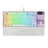 SteelSeries Apex 7 TKL Compact Mechanical Gaming Keyboard – OLED Smart Display – USB Passthrough and Media Controls – Linear and Quiet – RGB Backlit (Red Switch)